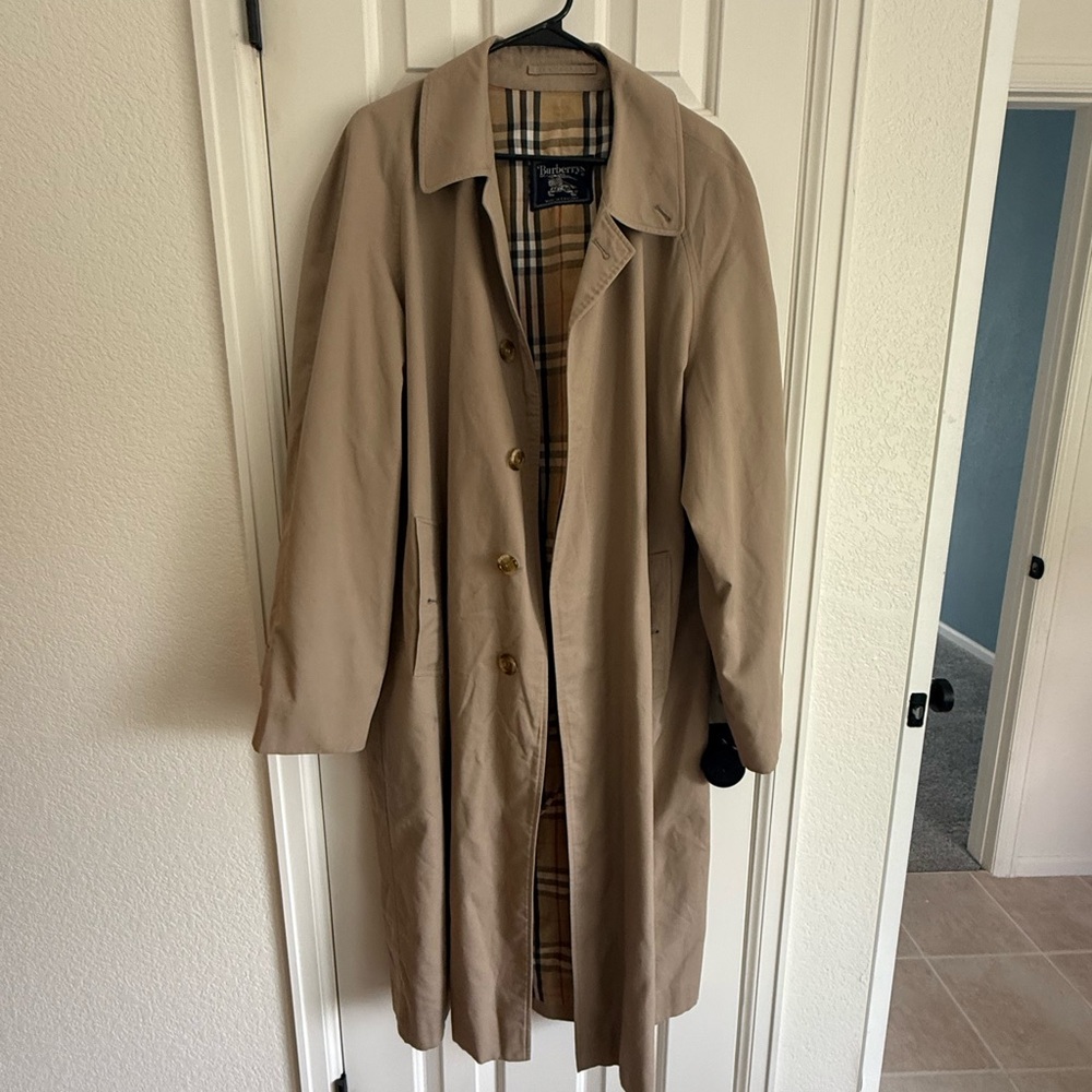 Burberry Tan Trench Coat